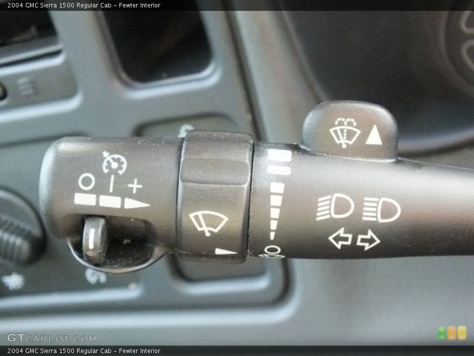 Pewter Interior Controls for the 2004 GMC Sierra 1500 Regular Cab #62981673