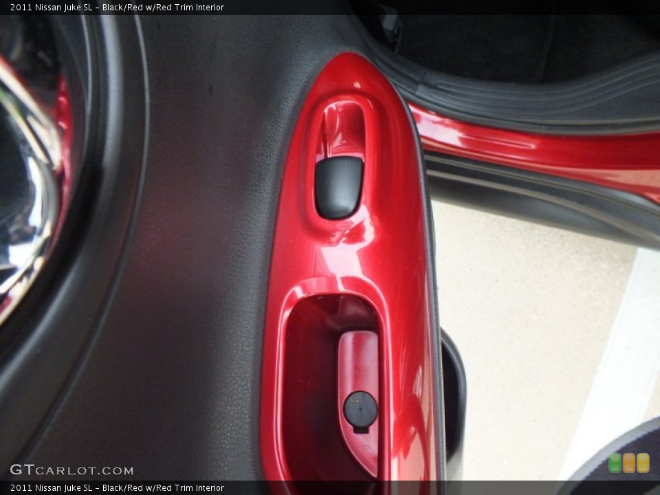 Black/Red w/Red Trim Interior Controls for the 2011 Nissan Juke SL #62981996