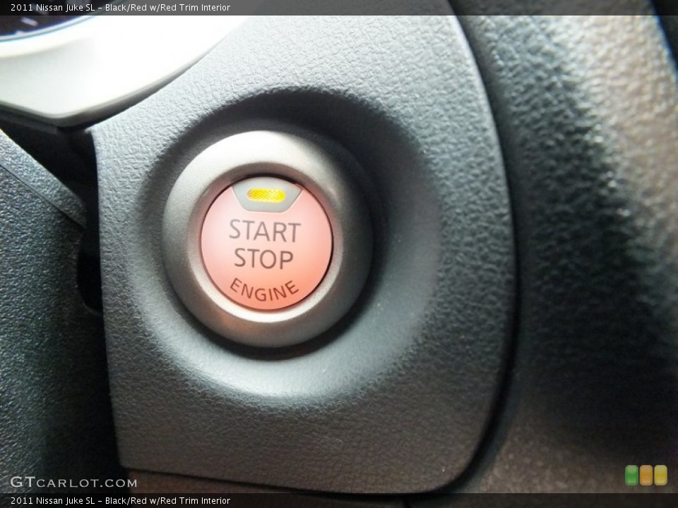 Black/Red w/Red Trim Interior Controls for the 2011 Nissan Juke SL #62982119
