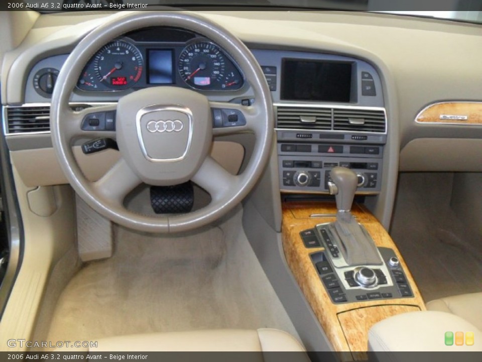 Beige Interior Dashboard for the 2006 Audi A6 3.2 quattro Avant #62982664