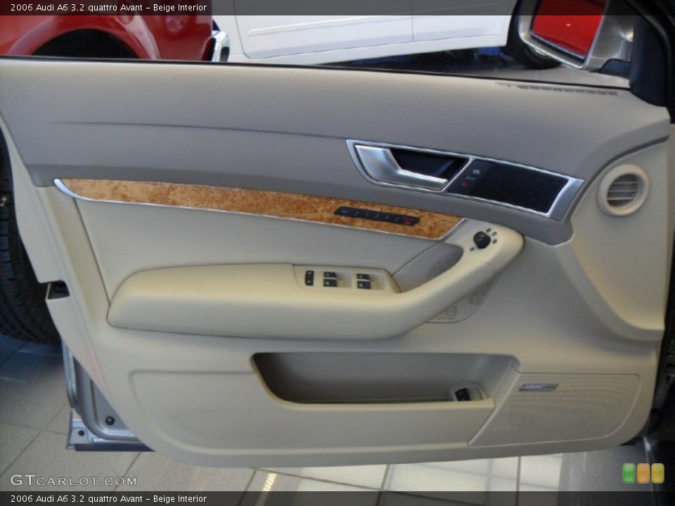 Beige Interior Door Panel for the 2006 Audi A6 3.2 quattro Avant #62982722