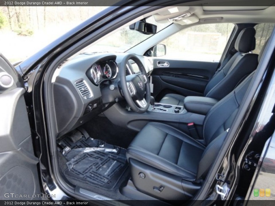 Black Interior Photo for the 2012 Dodge Durango Citadel AWD #62985704