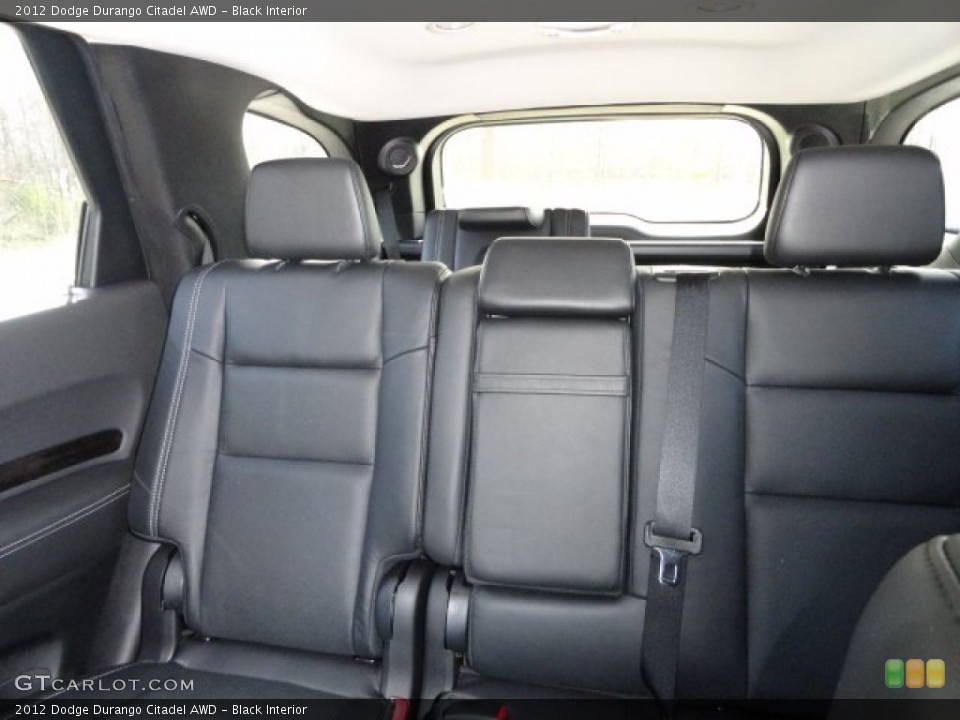 Black Interior Rear Seat for the 2012 Dodge Durango Citadel AWD #62985755