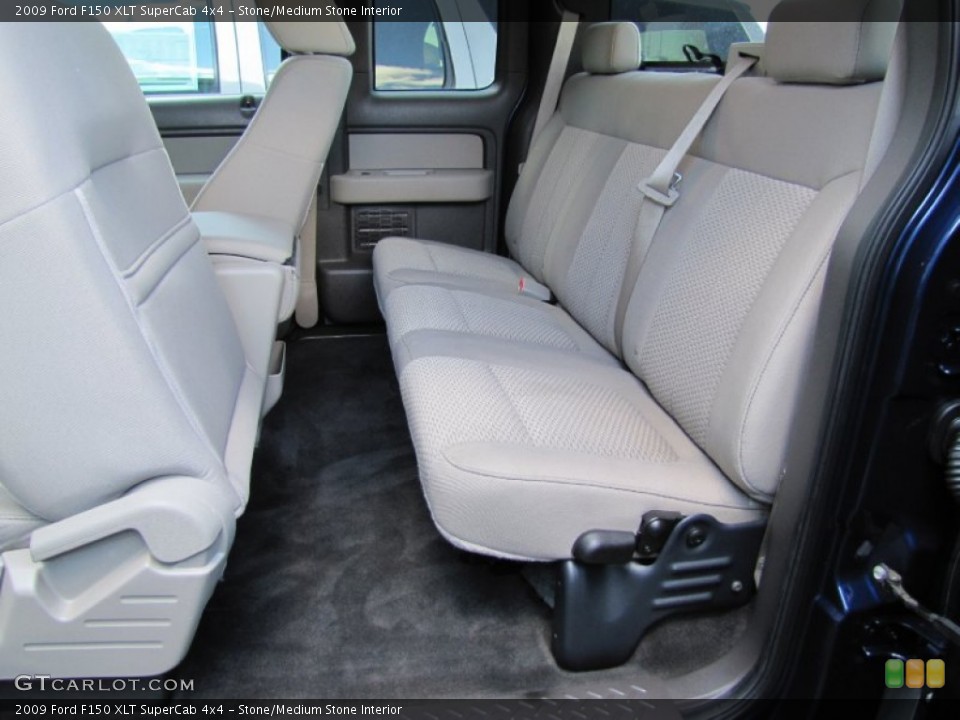 Stone/Medium Stone Interior Rear Seat for the 2009 Ford F150 XLT SuperCab 4x4 #62987465