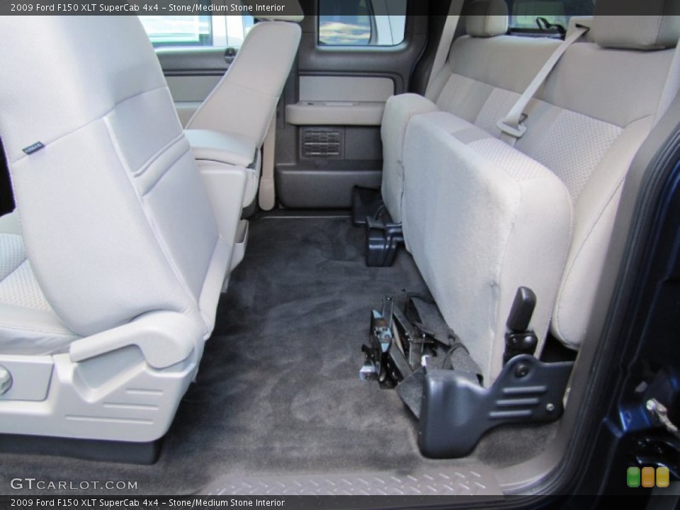 Stone/Medium Stone Interior Rear Seat for the 2009 Ford F150 XLT SuperCab 4x4 #62987483