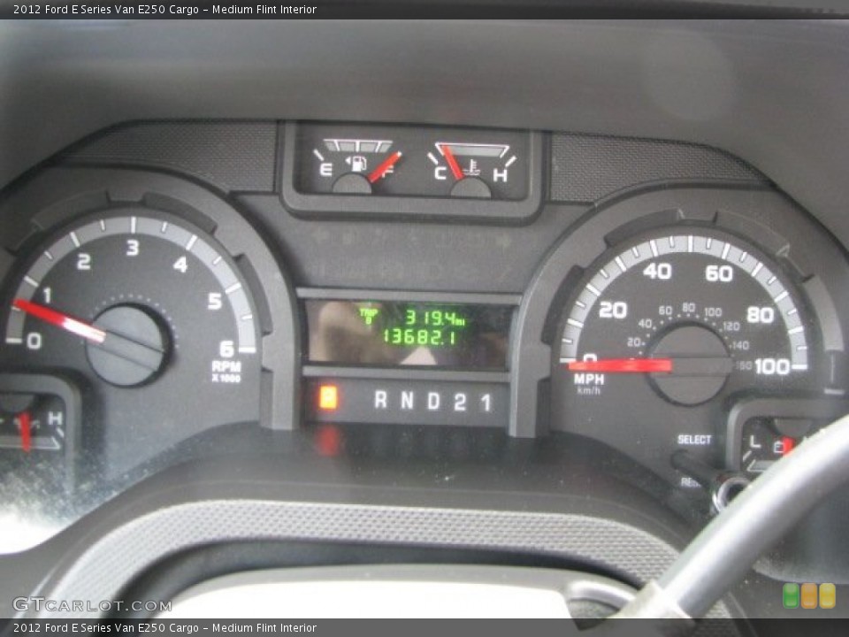 Medium Flint Interior Gauges for the 2012 Ford E Series Van E250 Cargo #62989700