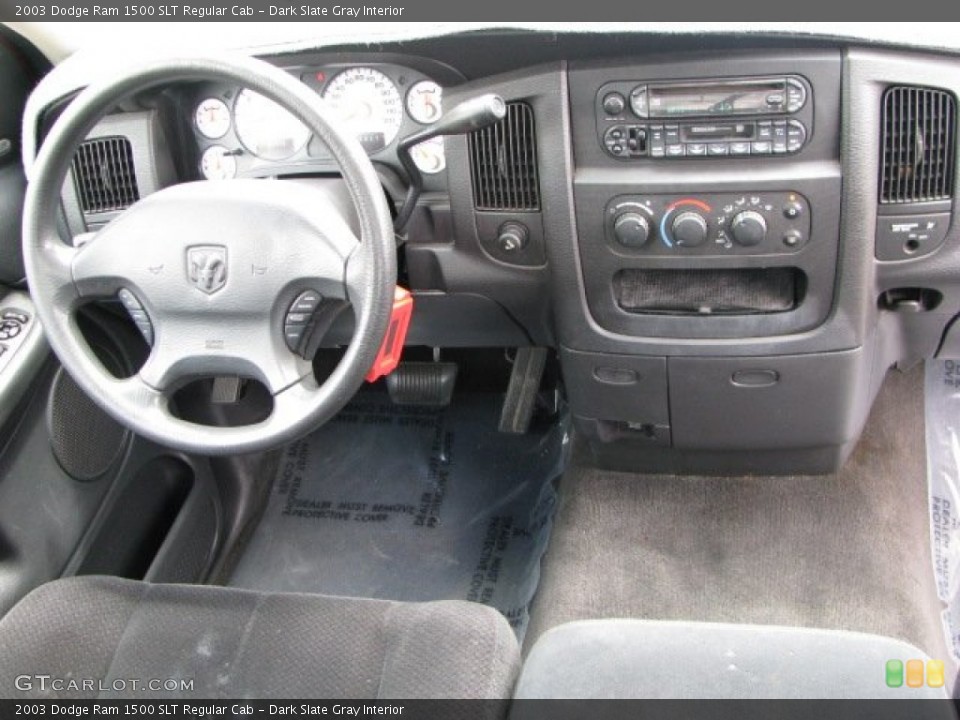 Dark Slate Gray Interior Dashboard for the 2003 Dodge Ram 1500 SLT Regular Cab #62990165