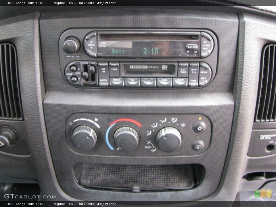 Dark Slate Gray Interior Audio System for the 2003 Dodge Ram 1500 SLT Regular Cab #62990174