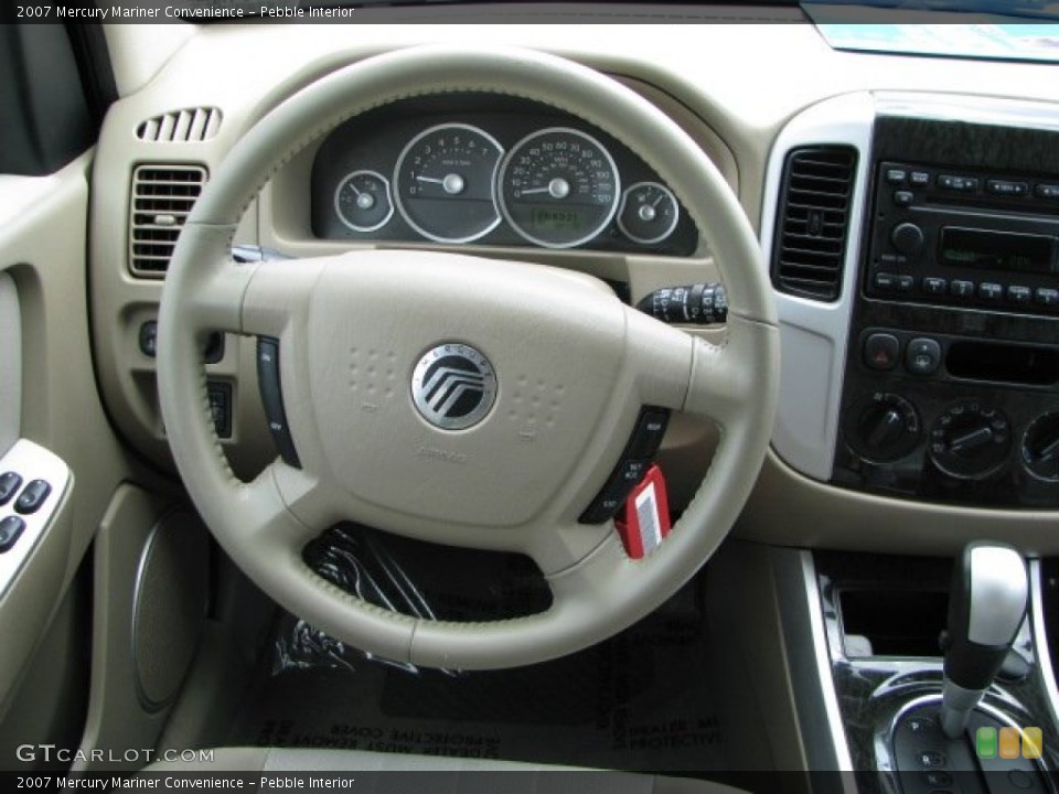 Pebble Interior Steering Wheel for the 2007 Mercury Mariner Convenience #62990693