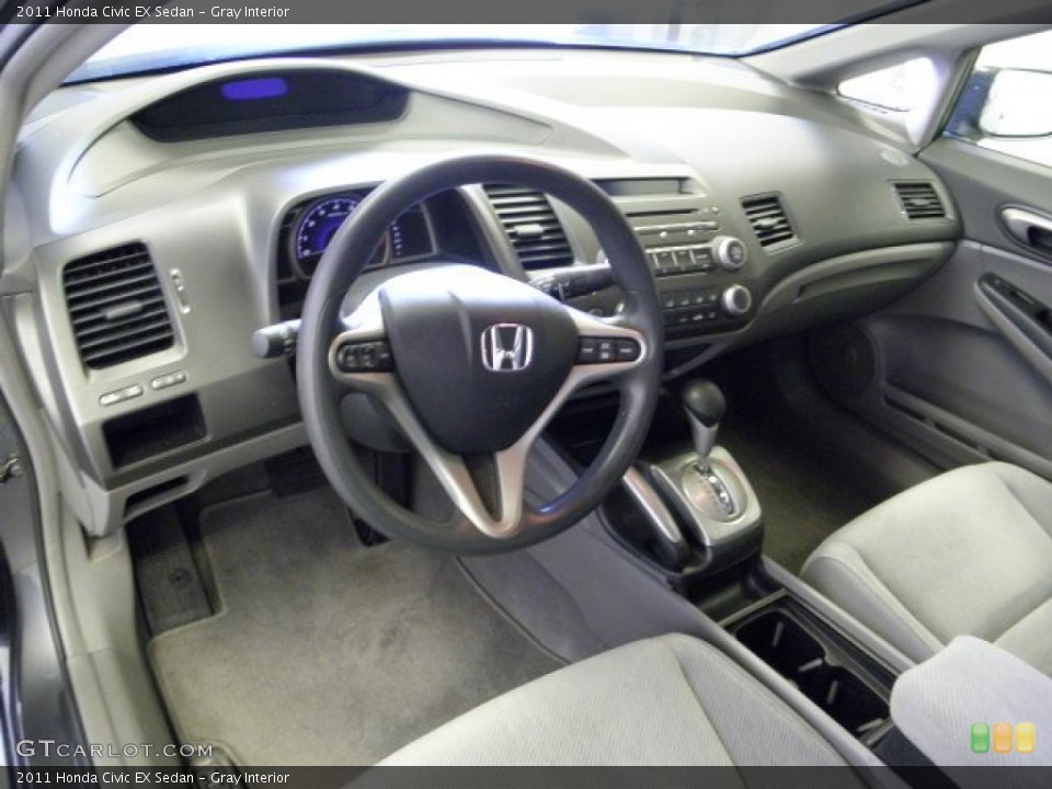 Gray Interior Photo for the 2011 Honda Civic EX Sedan #62995898