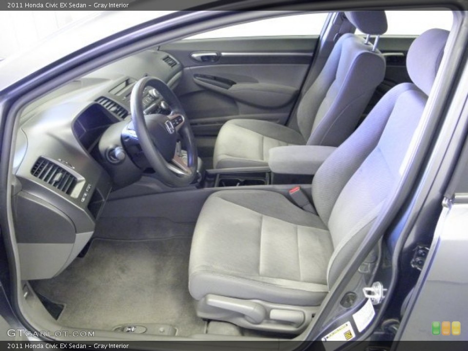 Gray Interior Photo for the 2011 Honda Civic EX Sedan #62995904