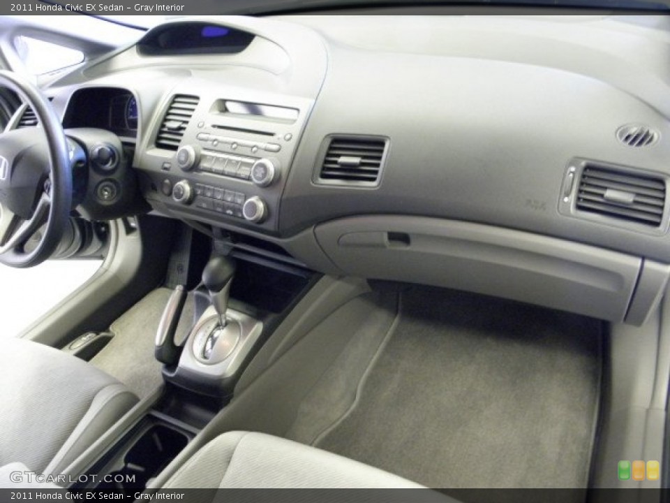 Gray Interior Dashboard for the 2011 Honda Civic EX Sedan #62995943