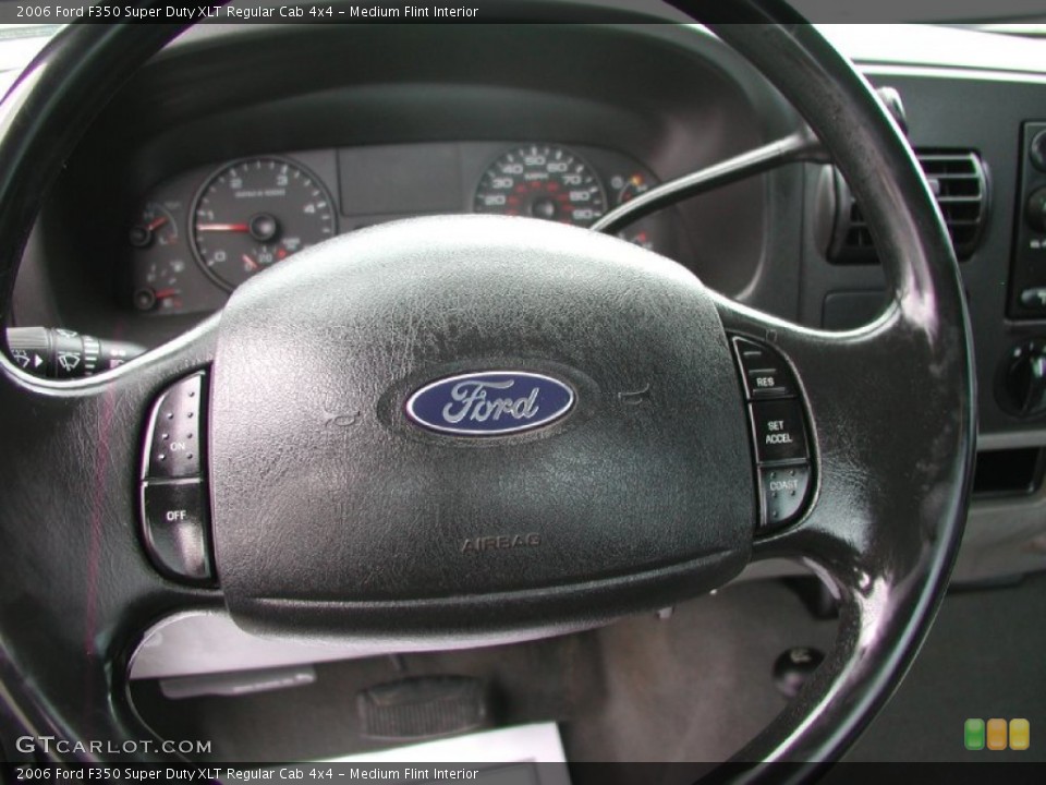 Medium Flint Interior Steering Wheel for the 2006 Ford F350 Super Duty XLT Regular Cab 4x4 #62999973