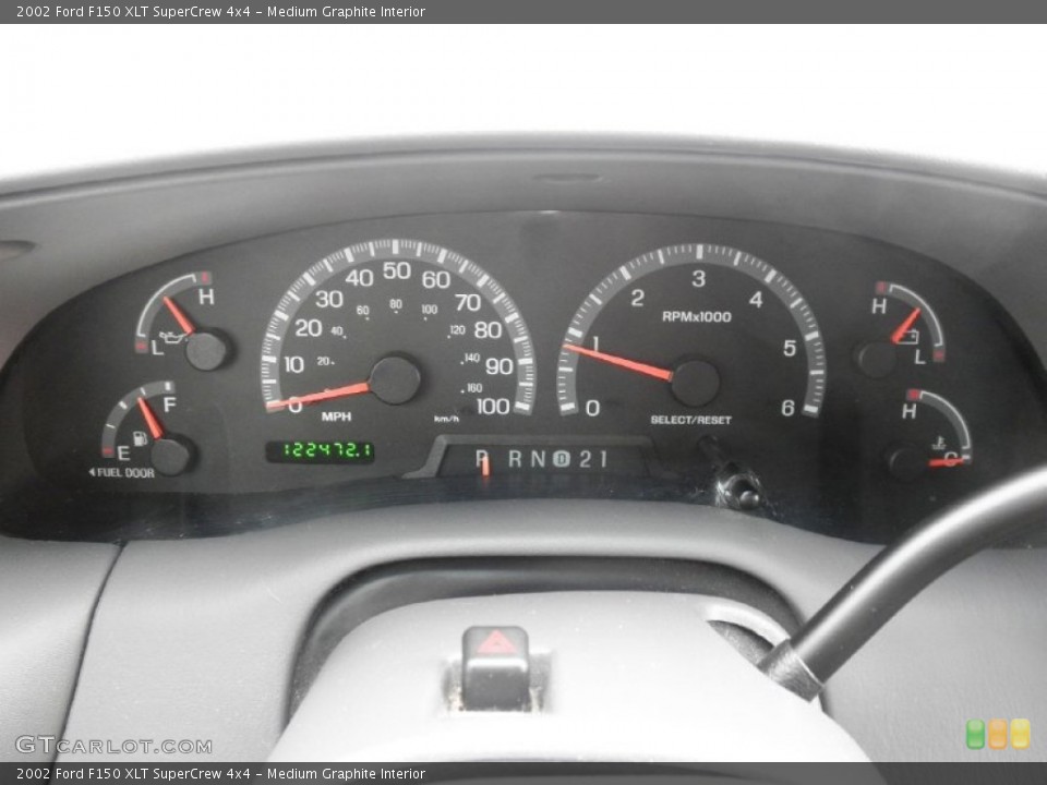 Medium Graphite Interior Gauges for the 2002 Ford F150 XLT SuperCrew 4x4 #63001436