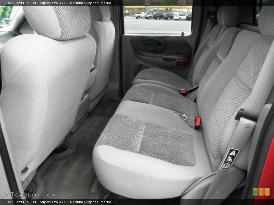 Medium Graphite Interior Rear Seat for the 2002 Ford F150 XLT SuperCrew 4x4 #63001469