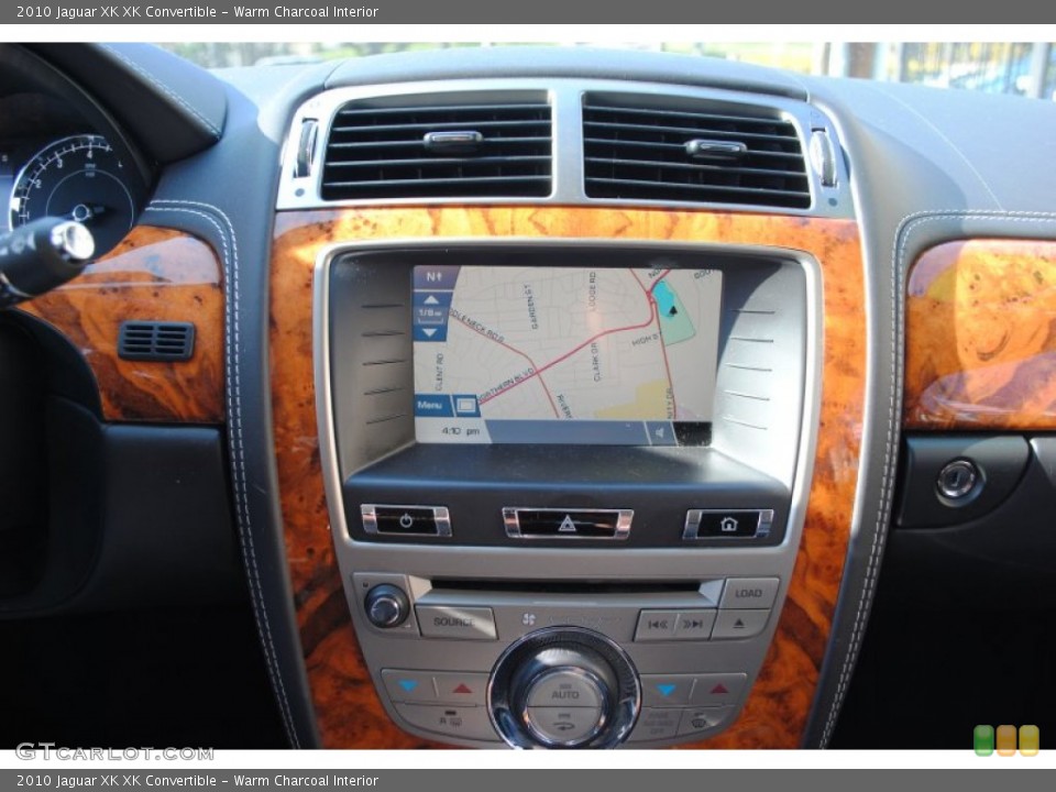 Warm Charcoal Interior Navigation for the 2010 Jaguar XK XK Convertible #63001895