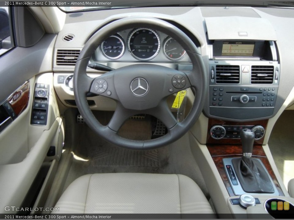 Almond/Mocha Interior Dashboard for the 2011 Mercedes-Benz C 300 Sport #63002159