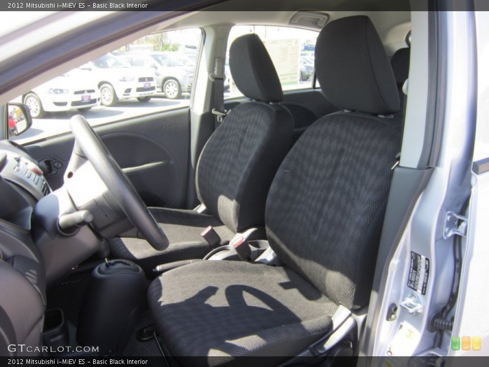 Basic Black Interior Photo for the 2012 Mitsubishi i-MiEV ES #63002575