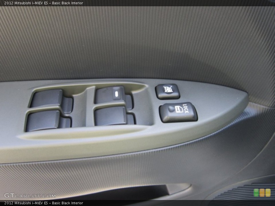 Basic Black Interior Controls for the 2012 Mitsubishi i-MiEV ES #63002591