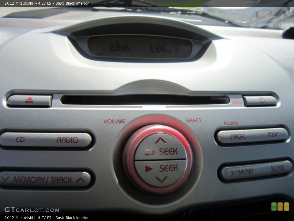 Basic Black Interior Audio System for the 2012 Mitsubishi i-MiEV ES #63002627