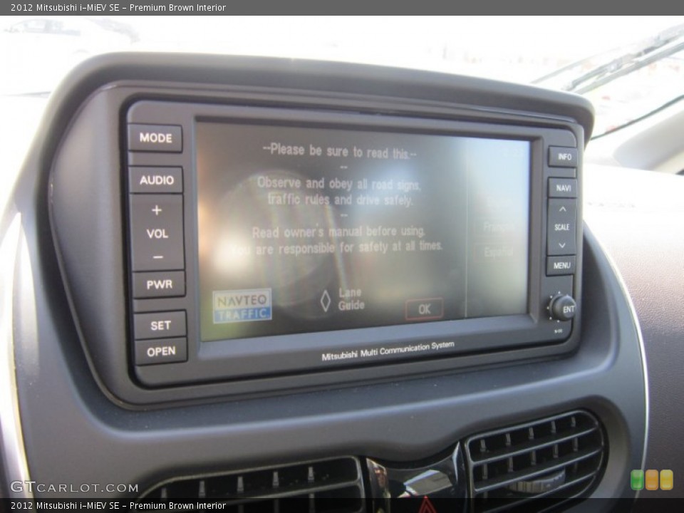 Premium Brown Interior Navigation for the 2012 Mitsubishi i-MiEV SE #63002863