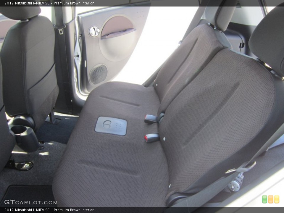Premium Brown Interior Rear Seat for the 2012 Mitsubishi i-MiEV SE #63002963