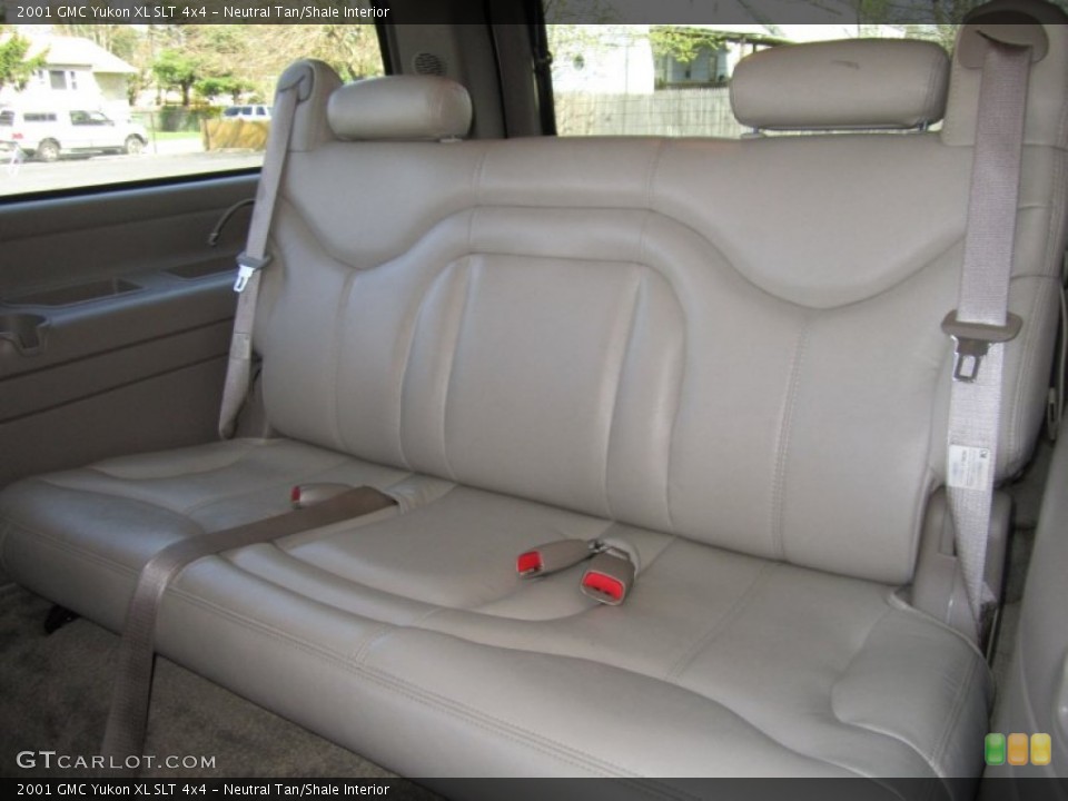 Neutral Tan/Shale Interior Rear Seat for the 2001 GMC Yukon XL SLT 4x4 #63004091