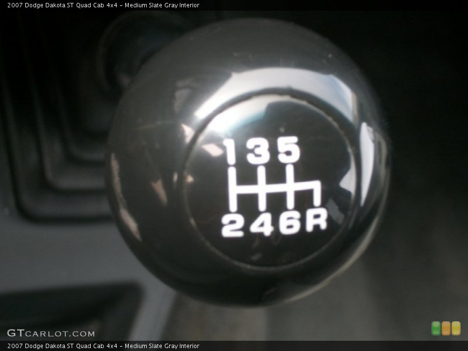Medium Slate Gray Interior Transmission for the 2007 Dodge Dakota ST Quad Cab 4x4 #63006119