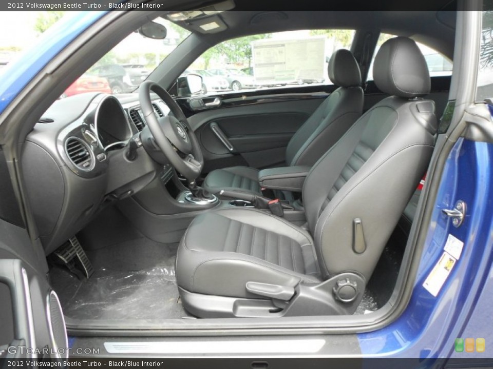 Black/Blue Interior Photo for the 2012 Volkswagen Beetle Turbo #63008294