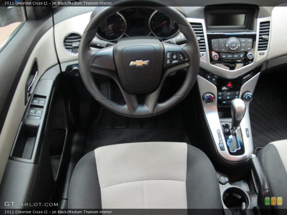 Jet Black/Medium Titanium Interior Dashboard for the 2011 Chevrolet Cruze LS #63009281
