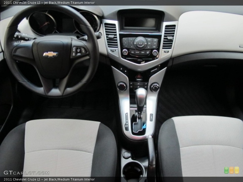 Jet Black/Medium Titanium Interior Dashboard for the 2011 Chevrolet Cruze LS #63009292