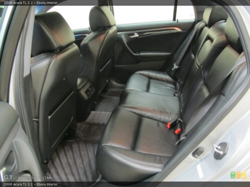 Ebony Interior Rear Seat for the 2006 Acura TL 3.2 #63010016