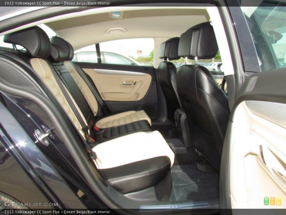 Desert Beige/Black Interior Photo for the 2013 Volkswagen CC Sport Plus #63010187