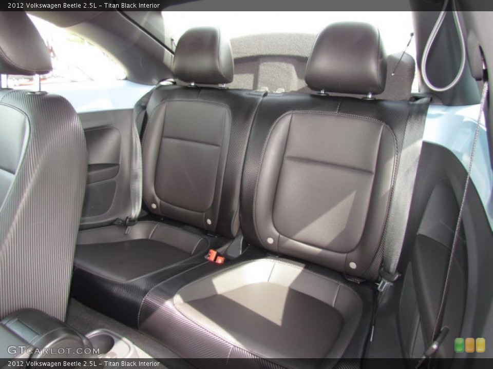 Titan Black Interior Rear Seat for the 2012 Volkswagen Beetle 2.5L #63010400