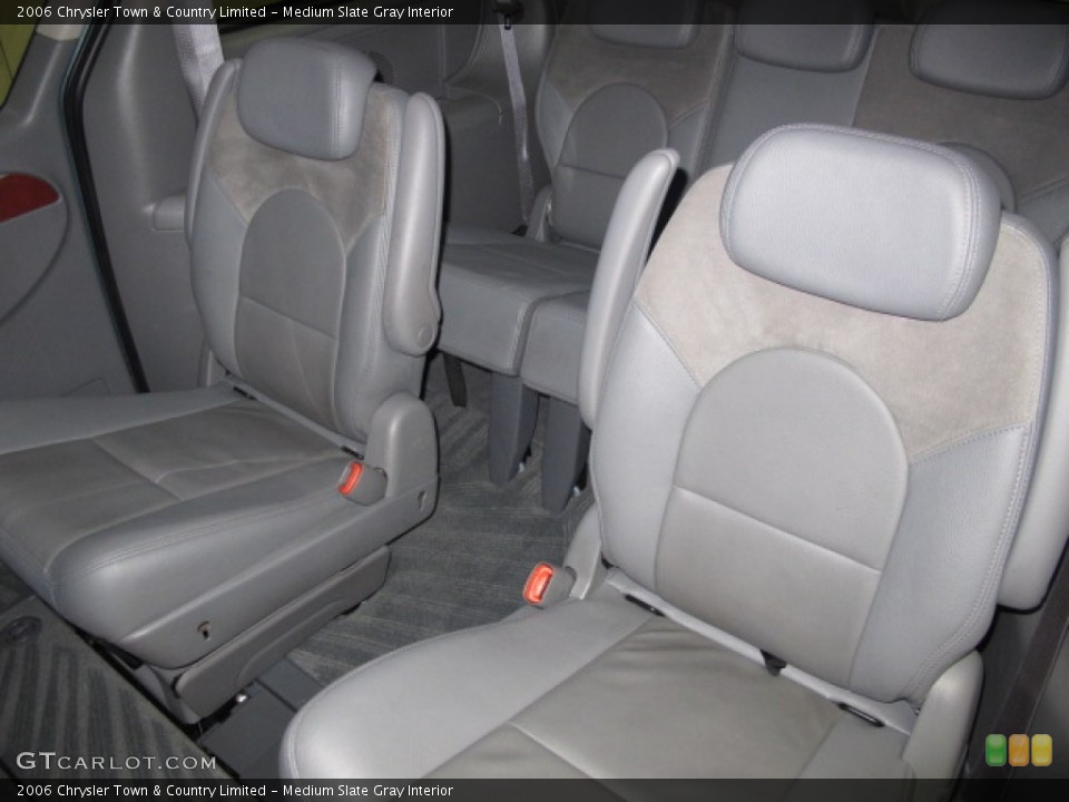 Medium Slate Gray Interior Rear Seat for the 2006 Chrysler Town & Country Limited #63011183