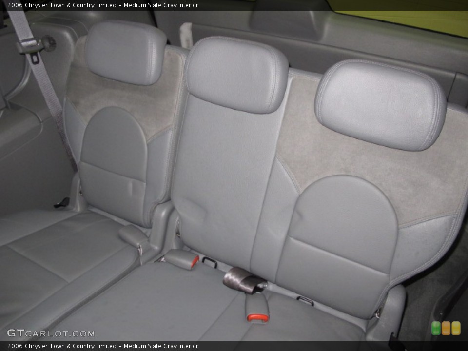 Medium Slate Gray Interior Rear Seat for the 2006 Chrysler Town & Country Limited #63011192