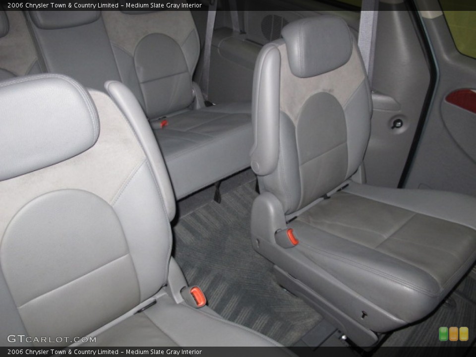 Medium Slate Gray Interior Rear Seat for the 2006 Chrysler Town & Country Limited #63011216