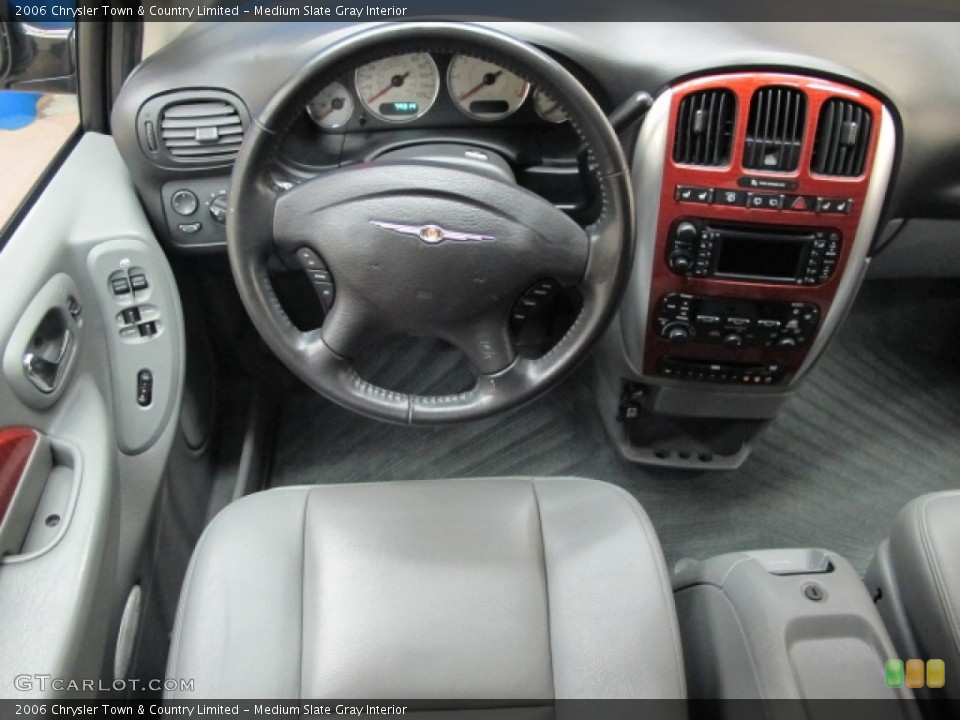 Medium Slate Gray Interior Dashboard for the 2006 Chrysler Town & Country Limited #63011243