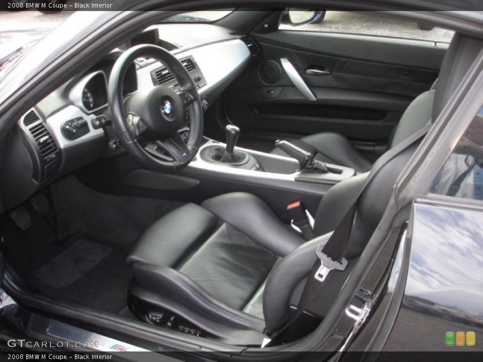 Black Interior Prime Interior for the 2008 BMW M Coupe #63013514