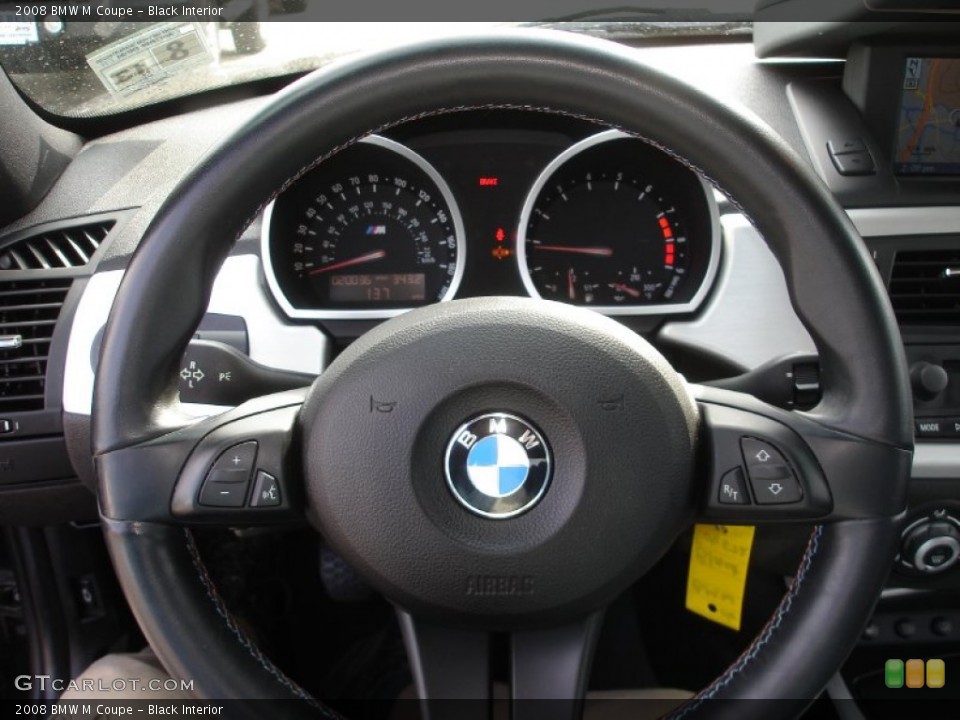 Black Interior Steering Wheel for the 2008 BMW M Coupe #63013529