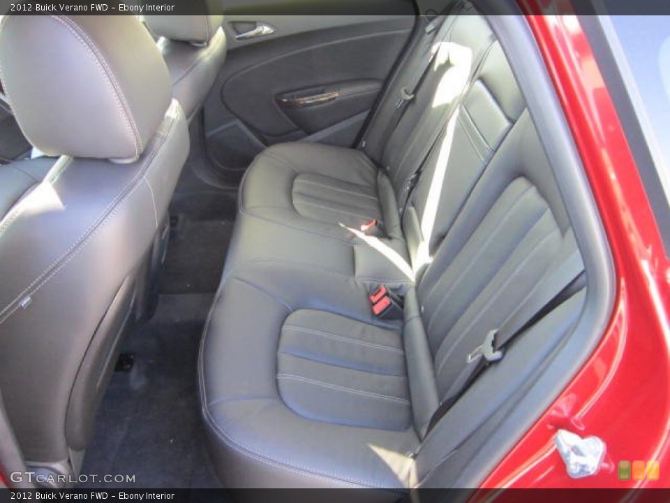Ebony Interior Rear Seat for the 2012 Buick Verano FWD #63013616