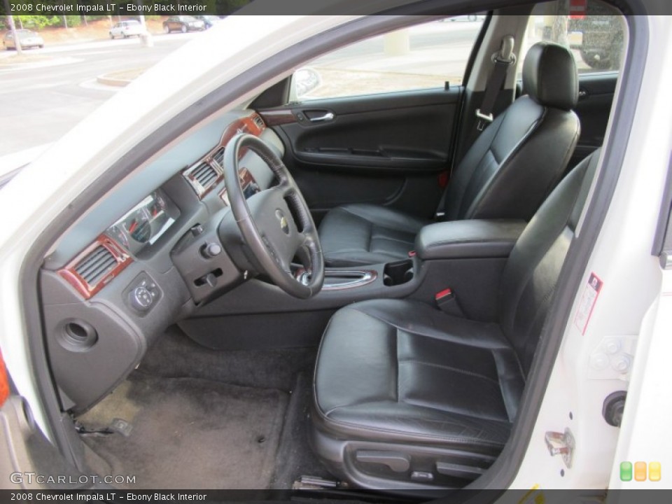 Ebony Black Interior Photo for the 2008 Chevrolet Impala LT #63014537