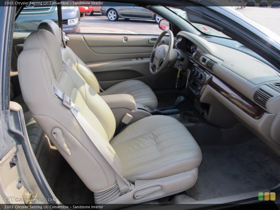 Sandstone Interior Photo for the 2003 Chrysler Sebring LXi Convertible #63015755