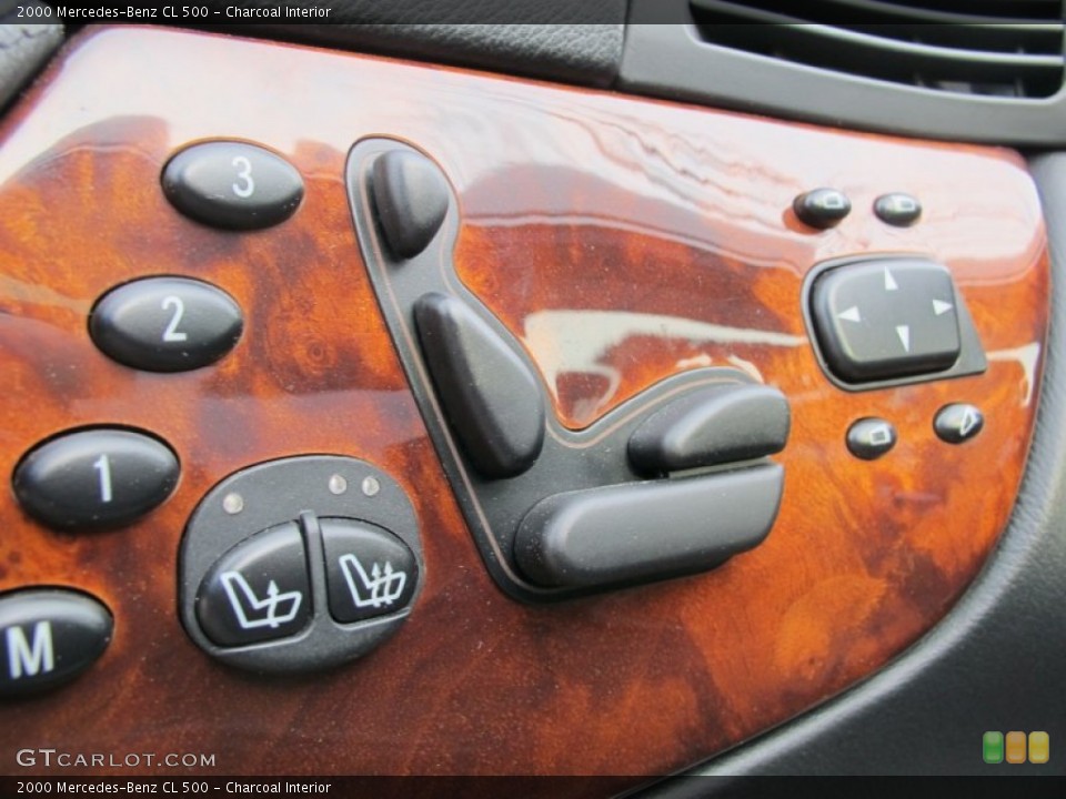 Charcoal Interior Controls for the 2000 Mercedes-Benz CL 500 #63016445