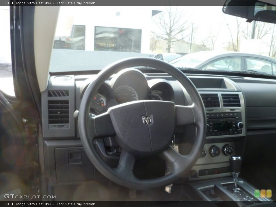 Dark Slate Gray Interior Steering Wheel for the 2011 Dodge Nitro Heat 4x4 #63019577