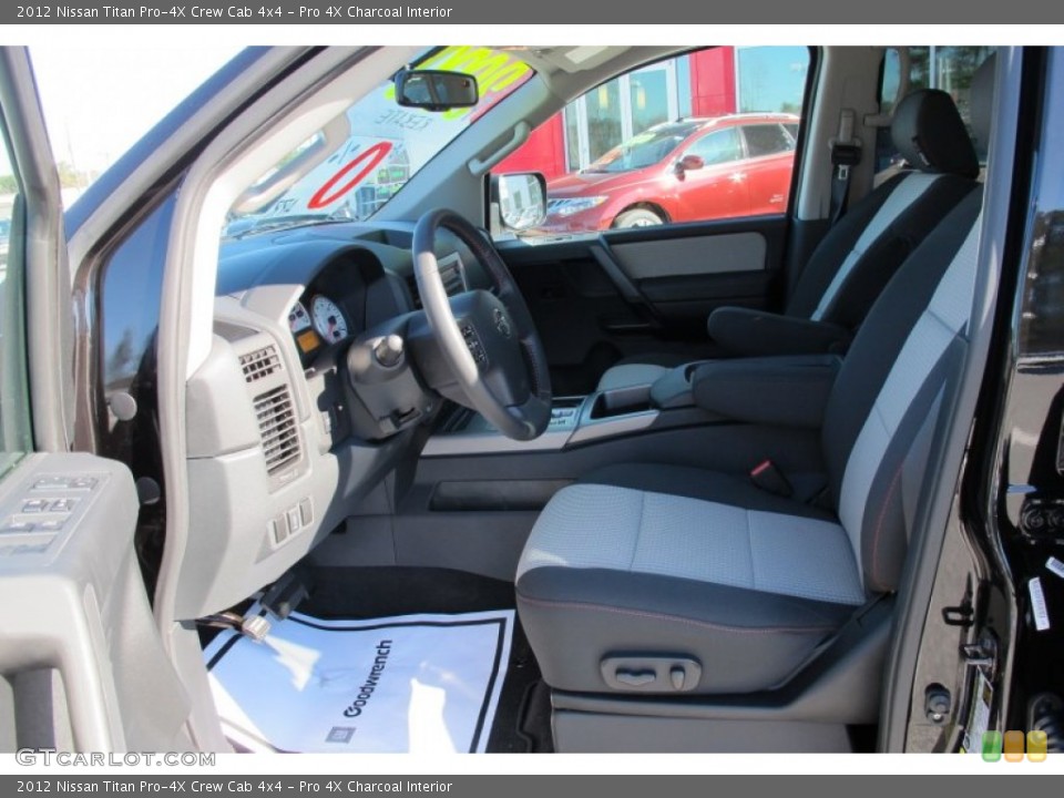 Pro 4X Charcoal Interior Photo for the 2012 Nissan Titan Pro-4X Crew Cab 4x4 #63019799