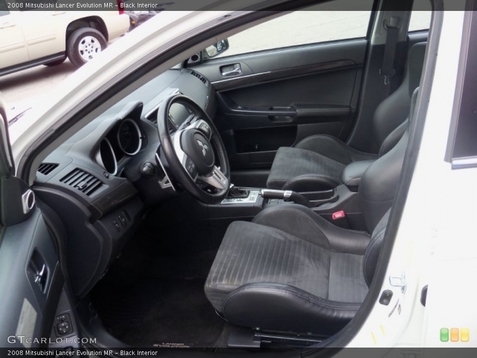 Black Interior Photo for the 2008 Mitsubishi Lancer Evolution MR #63020690