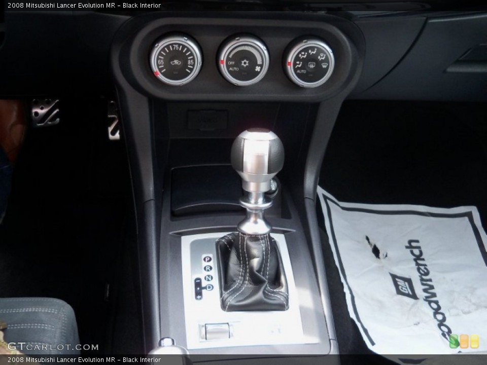 Black Interior Transmission for the 2008 Mitsubishi Lancer Evolution MR #63020730
