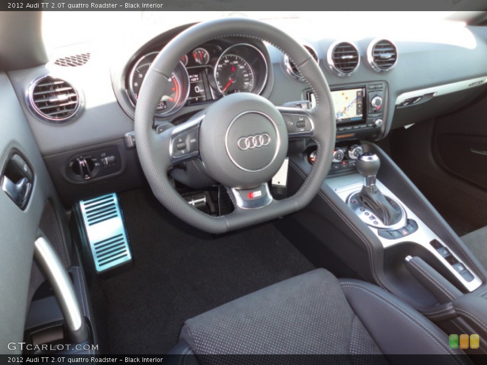 Black Interior Dashboard for the 2012 Audi TT 2.0T quattro Roadster #63021950