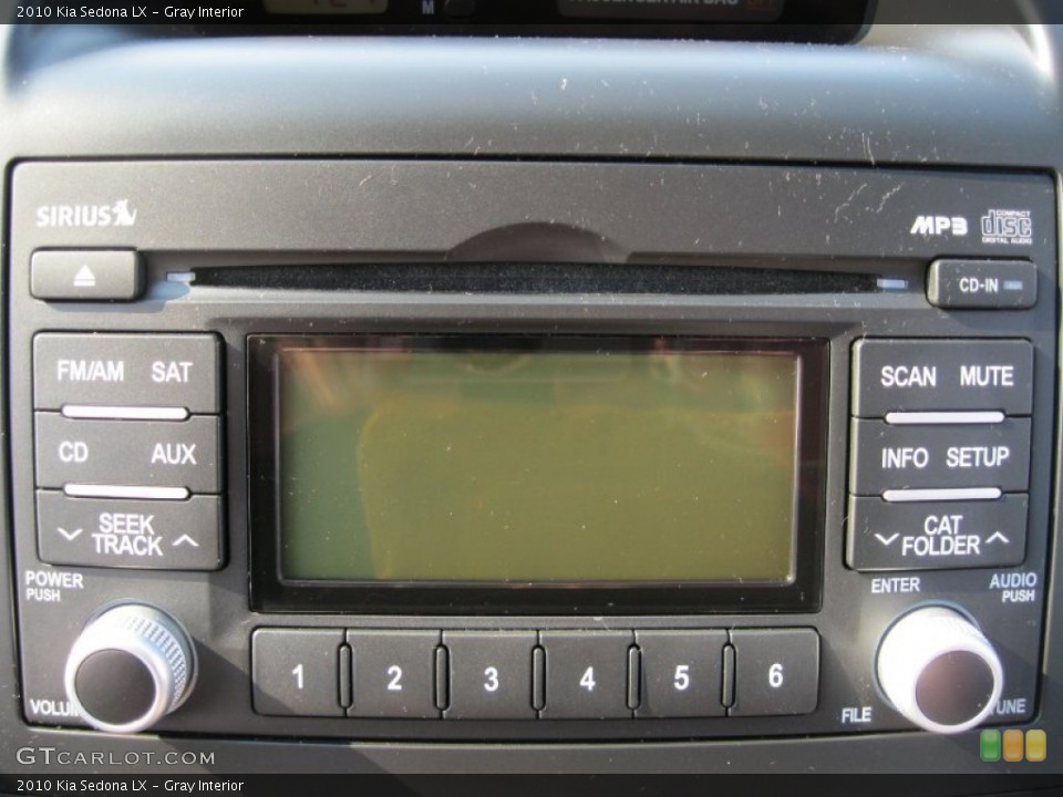 Gray Interior Audio System for the 2010 Kia Sedona LX #63022124